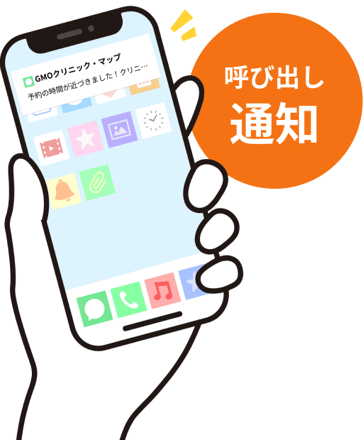 呼び出し通知のイメージ